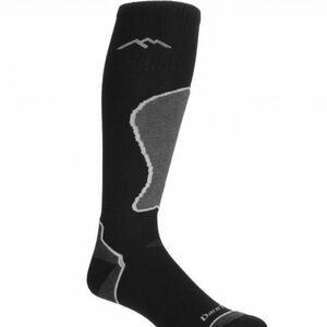 Men's Black & Gray Athletic Knee-High Socks